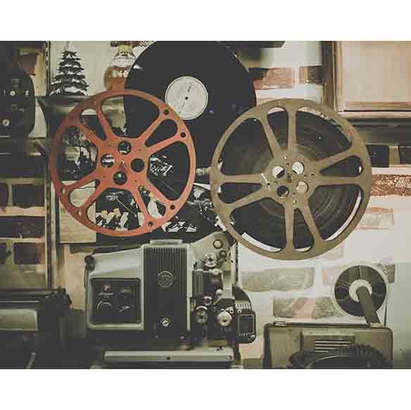 old film projector