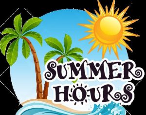summer hours graphic