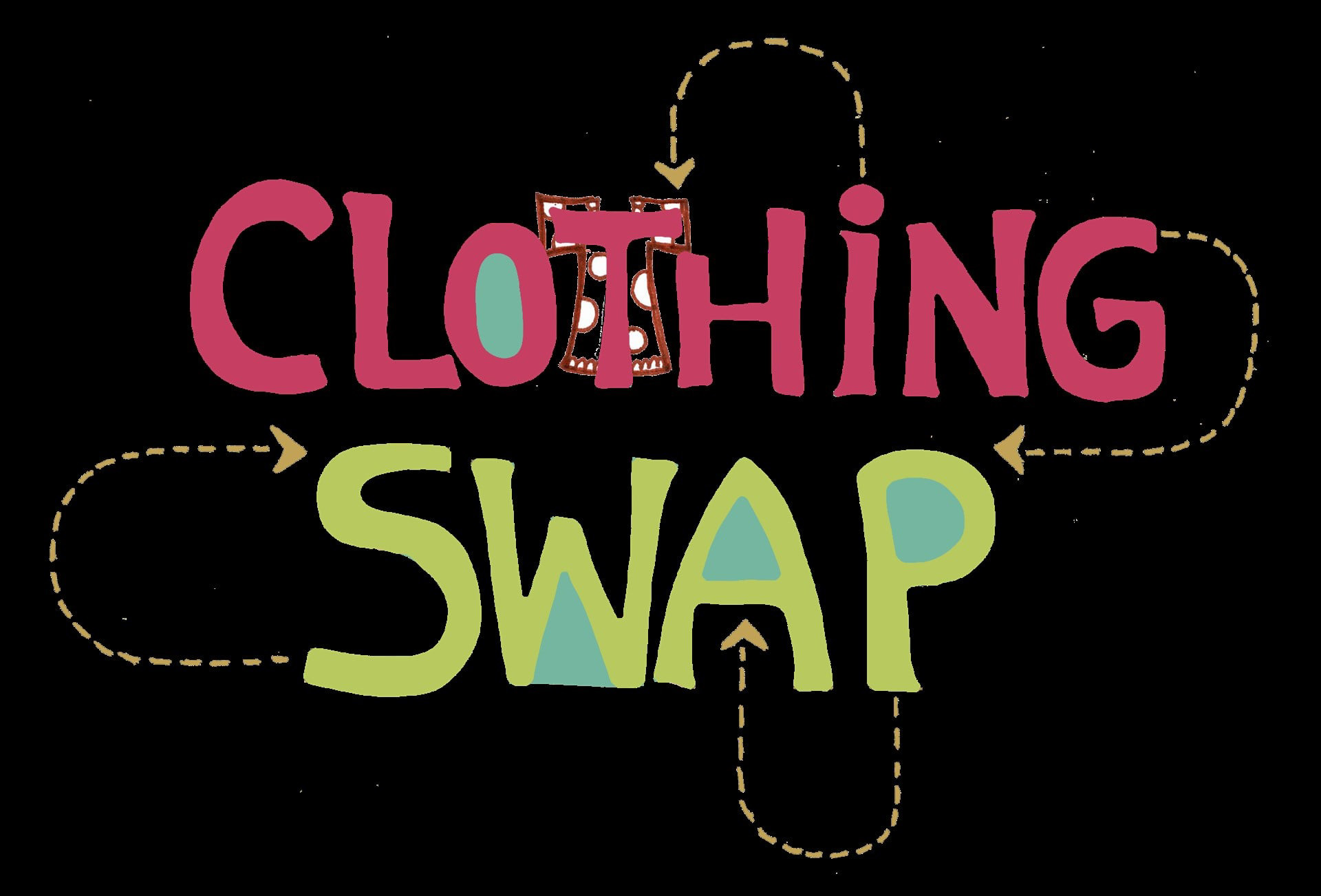 clothing swap graphic