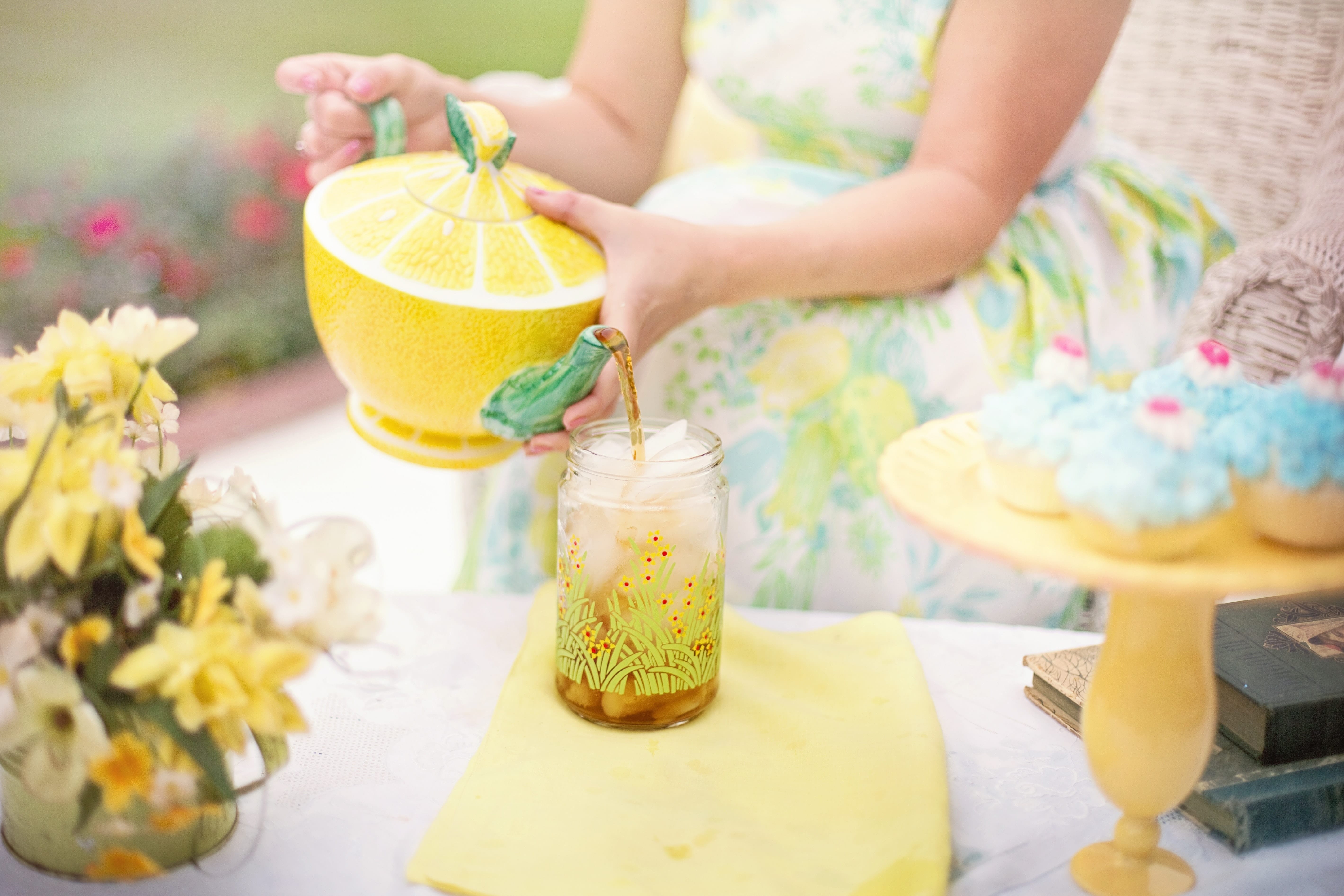Lemonade at a tea party