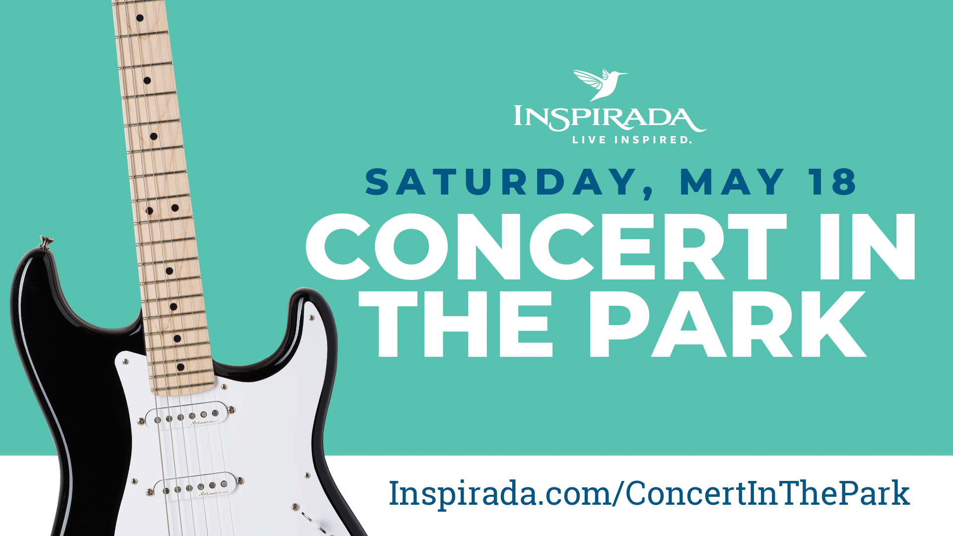 concert in the park graphic