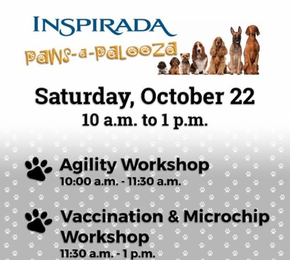 inspirada paws-a-palooza flyer