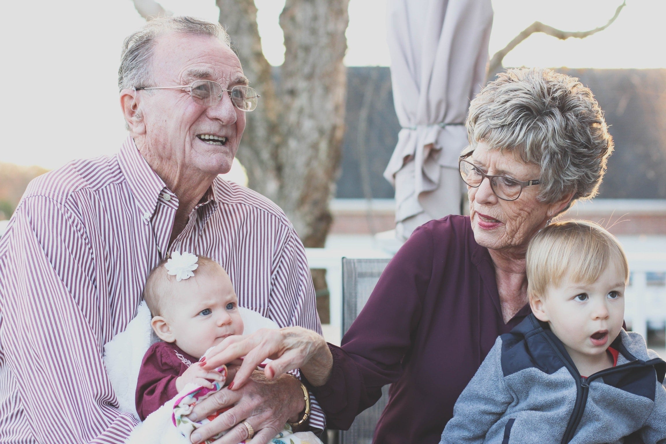 Inspirada grandparents and their grandkids