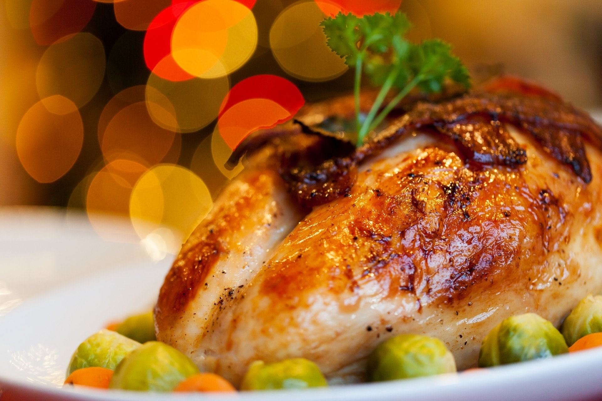 Enjoy a turkey dinner during the Thanksgiving Luncheon