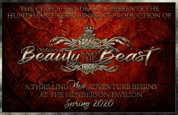 Beauty and the Beast is coming to Henderson Pavilion in Spring 2020